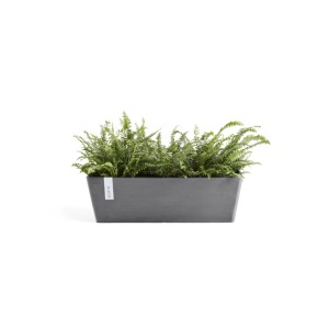 Ecopots Pflanztopf Bruges Grau 45 cm x 17 cm