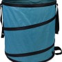Blauer Gartensack Pop-Up mit 85 l Volumen zum Sammeln von Gartenabfällen.