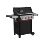 Weber Spirit EX-435 Gasgrill mit 4 Brennern, Sear Zone und Weber Connect. Grillwagen in Schwarz.