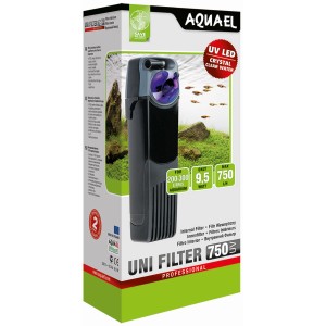 Aquael Unifilter UV 750 Power Aquarium Filter mit UV-LED zur Wasserklärung.