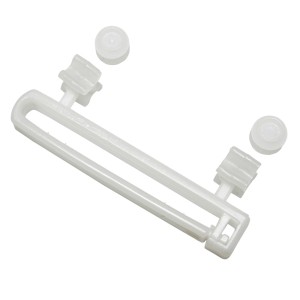 Gardinia Schlaufengleiter, 10er-Pack, mit X-Gleitern und Rollen für Gardinenschienen.