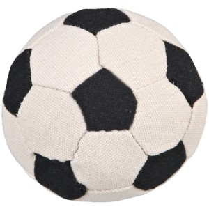 Trixie Soft-Soccer-Ball aus Canvas, Ø 11 cm, Apportierspielzeug für Hunde.