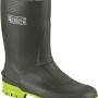 Safety&More Arbeitsstiefel Mega, schwarz-lime, Gr. 46. Rutschfeste Arbeitsschuhe für Herren.