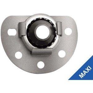 Schellenberg Wandlager Maxi mit Kugellager für Rollladen, silberfarben.