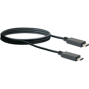Schwarzes Schwaiger USB 3.1 C-Stecker Anschlusskabel für Computer & Multimedia.