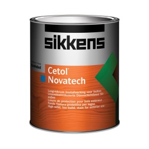 Sikkens Cetol Novatech High-Solid-Lasur Esche 1 l Dose. Holzlasur für außen mit UV-Schutz.