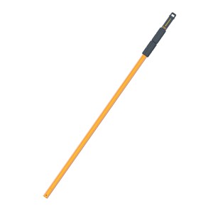 Orangefarbene Steinbach Teleskopstange, 3,6 m, 3-teilig, mit schwarzem Griff.