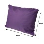 Violettes Gartenkissen 50x56cm für Polyrattan Möbel, Teil eines Sets