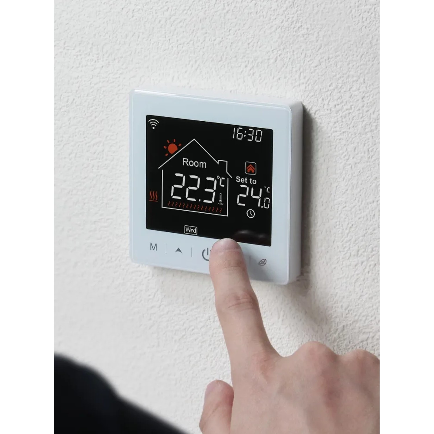 Mechanischer Raumthermostat 220V – Drehknopf, 10-30°C, Für Fußbodenheizung & Klimaanlage