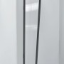 Gutta Seitenblende für Vordach B1, Polycarbonat klar, Rahmen anthrazit, 200x60x45 cm.