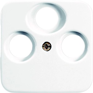 Busch-Jaeger Abdeckung für Antennensteckdose Reflex SI Alpinweiß