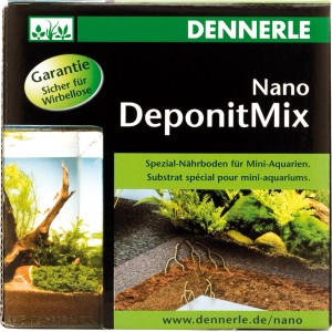 Dennerle Nano Deponit Mix, 1kg, Spezial-Nährboden für Mini-Aquarien mit wichtigen Nährstoffen und Spurenelementen.