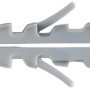 Grauer Fischer Spreizdübel S 6 GK aus Nylon, geeignet für Beton und Vollziegel.