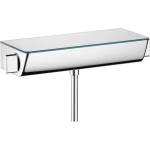 Hansgrohe Ecostat Select Brausethermostat Aufputz, weiß/chrom, für Dusche.