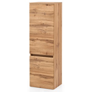 Held Möbel Midischrank Salerno, 40 cm, Wotaneiche, Bad-Hängeschrank für mehr Stauraum im Badezimmer.