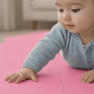 LittleTom Baby & Kinder Puzzlematte 30 x 30 cm 9 Stück Pink