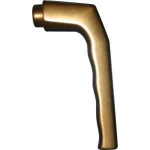 Alpertec Türgriff-Lochteil Phil, Aluminium F4, für Zimmertüren