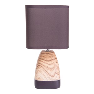 Näve Keramiktischleuchte Dorian Braun 31 cm x 15 cm x 15 cm