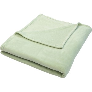 Mintfarbene Mikrofaserdecke, 130x160 cm, weich und pflegeleicht.