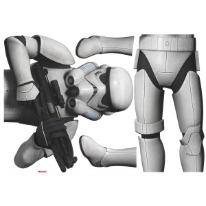 Deco-Sticker Star Wars Stormtrooper, 100x70 cm, für die Wandgestaltung.