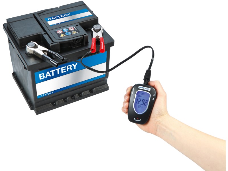 Cartrend 80127 Batterie Tester 12 Volt/24 Volt, mit LCD Anzeige blau  beleuchtet, € 15,- (1180 Wien) - willhaben