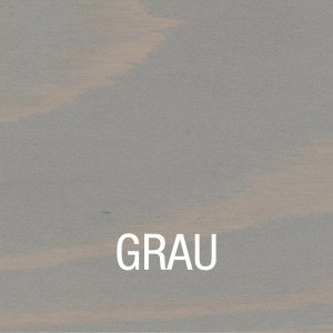 Holzbeize Grau von Bondex, Farbbeispiel auf Holz mit sichtbarer Maserung.