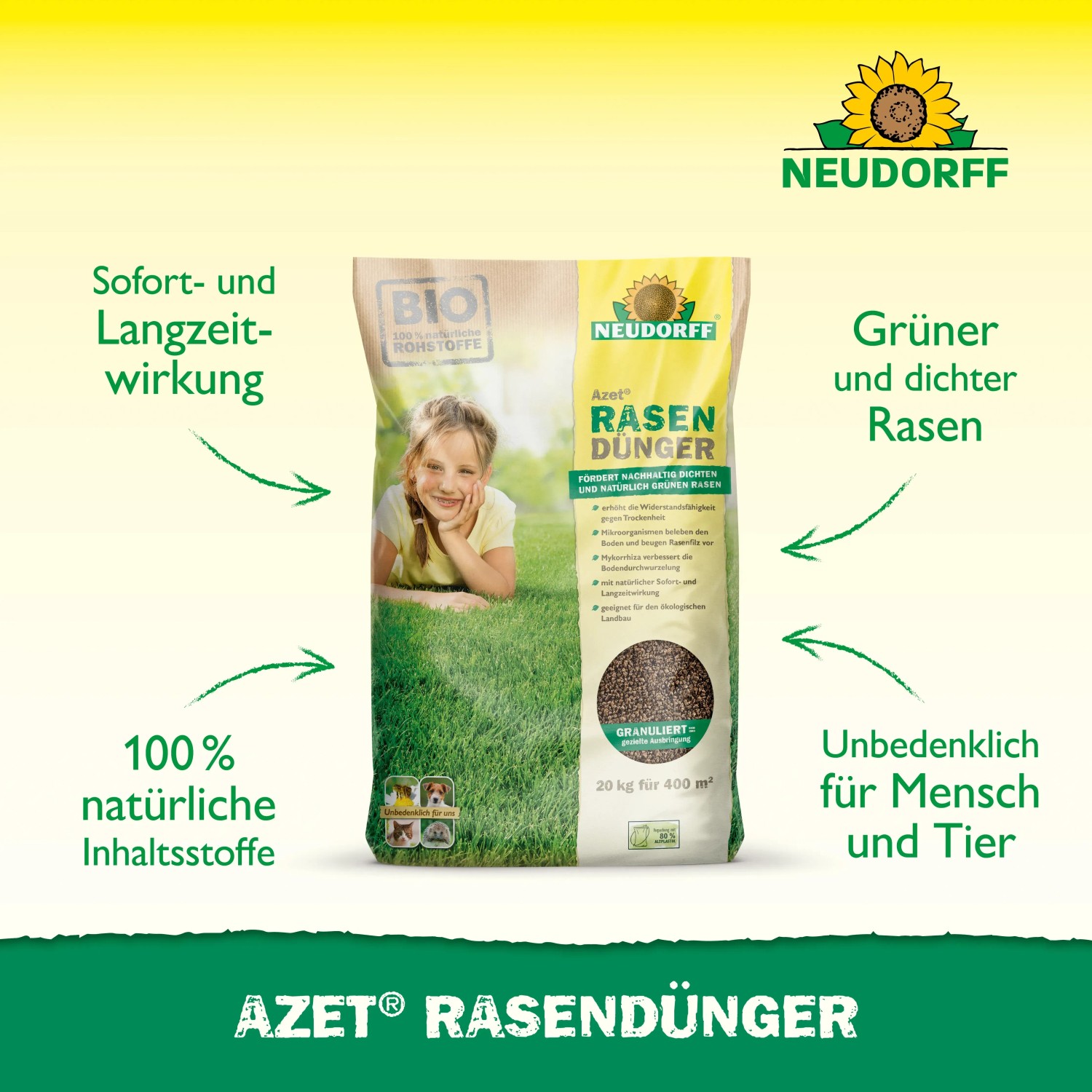 Neudorff Azet Rasen-Dnger 20 kg kaufen bei OBI