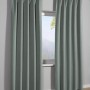 Grüner Sehlbach Fertigschal Blackout Elegance, 140x245 cm, verdunkelnd und thermoregulierend.