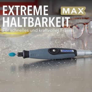 Dremel Raspelfräser Max 9953, flammenförmig, für Miniaturwerkzeuge. Zum präzisen Schnitzen von Holz und Kunststoff.