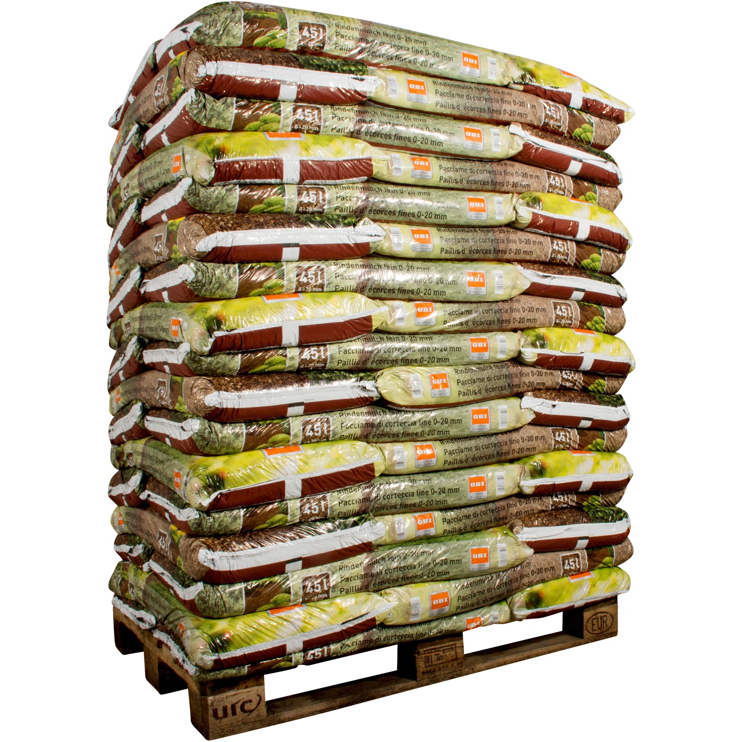 OBI Rindenmulch Fein 2.295 l (51 x 45 l) 1 Palette kaufen bei OBI