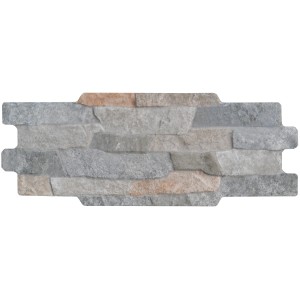 Wandverblender Cronos Anthrazit, Feinsteinzeug, matte Optik, 37x15 cm, für Innen & Außen.