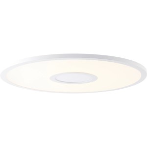 Weiße LED-Deckenleuchte Agneta, Ø 60 cm, dimmbar mit Fernbedienung.