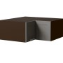 Feldmann-Wohnen Eckaufsatzschrank Oslo W14/90/36 Lava / Dust Grey Matt 90 / 90 / 36cm