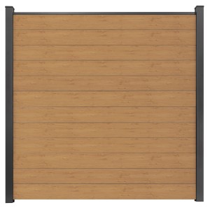 GroJa Steckzaun Schmal Basicline 180 cm x 180 cm Asteiche Natur