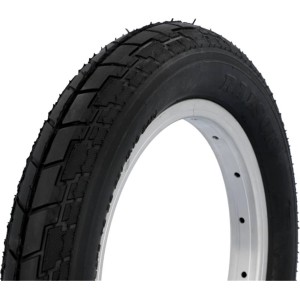 Schwarzer Fischer Fahrradreifen Straße, 30,48 cm (12 Zoll), Profil für guten Grip.