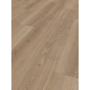 Wasserfestes Laminat Parador Basic 600 in Eiche Studioline Optik, Landhausdielen mit V-Fuge.