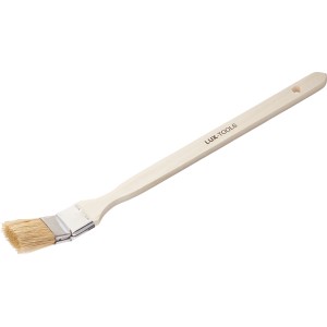 LUX Eckenpinsel Dispersion 50 mm mit Holzgriff für Ecken und Heizkörper.