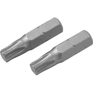 Zwei LUX Bit TX40, robuste Standardbits für TX-Schrauben.