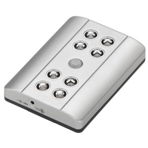 Briloner LED Unterbauleuchte Lero mit Bewegungsmelder, 8-flammig, Titanfarben.