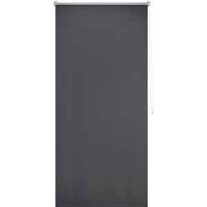 Graues Thermo-Rollo Manresa, 80x175 cm, mit Kettenzug und hitzereflektierender Beschichtung.