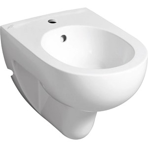 Geberit Renova Wandbidet in Weiß mit Überlauf, Sanitärkeramik für Bad & WC.