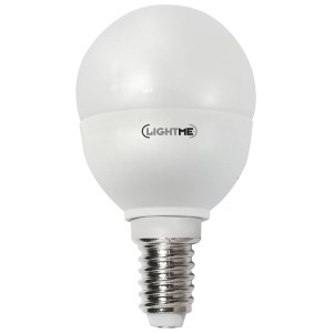 E14 LED-Leuchtmittel in Tropfenform, 4,9 W, warmweißes Licht.