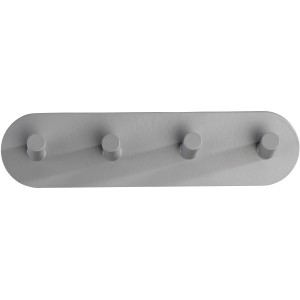 Wenko Hakenleiste Piceno Quadro Grau Matt mit 4 Haken.