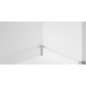 Parador Innenecke Alu Optik für Sockelleisten SL 3/6/18, Ecke im Raum.