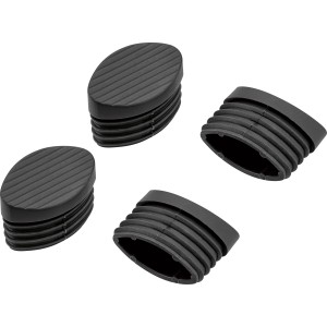 Fußkappen Set für Sacramento Klappsessel, 4 Stück, Kunststoff