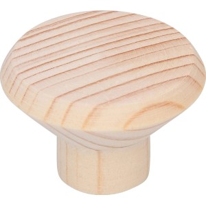 Siro Möbelknopf S423, Fichte roh, Ø 35 mm, naturbelassener Möbelgriff