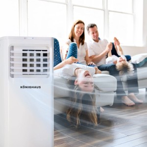 Könighaus Klimaanlage KH-AC-9000 Mobil Weiß 9000 BTU