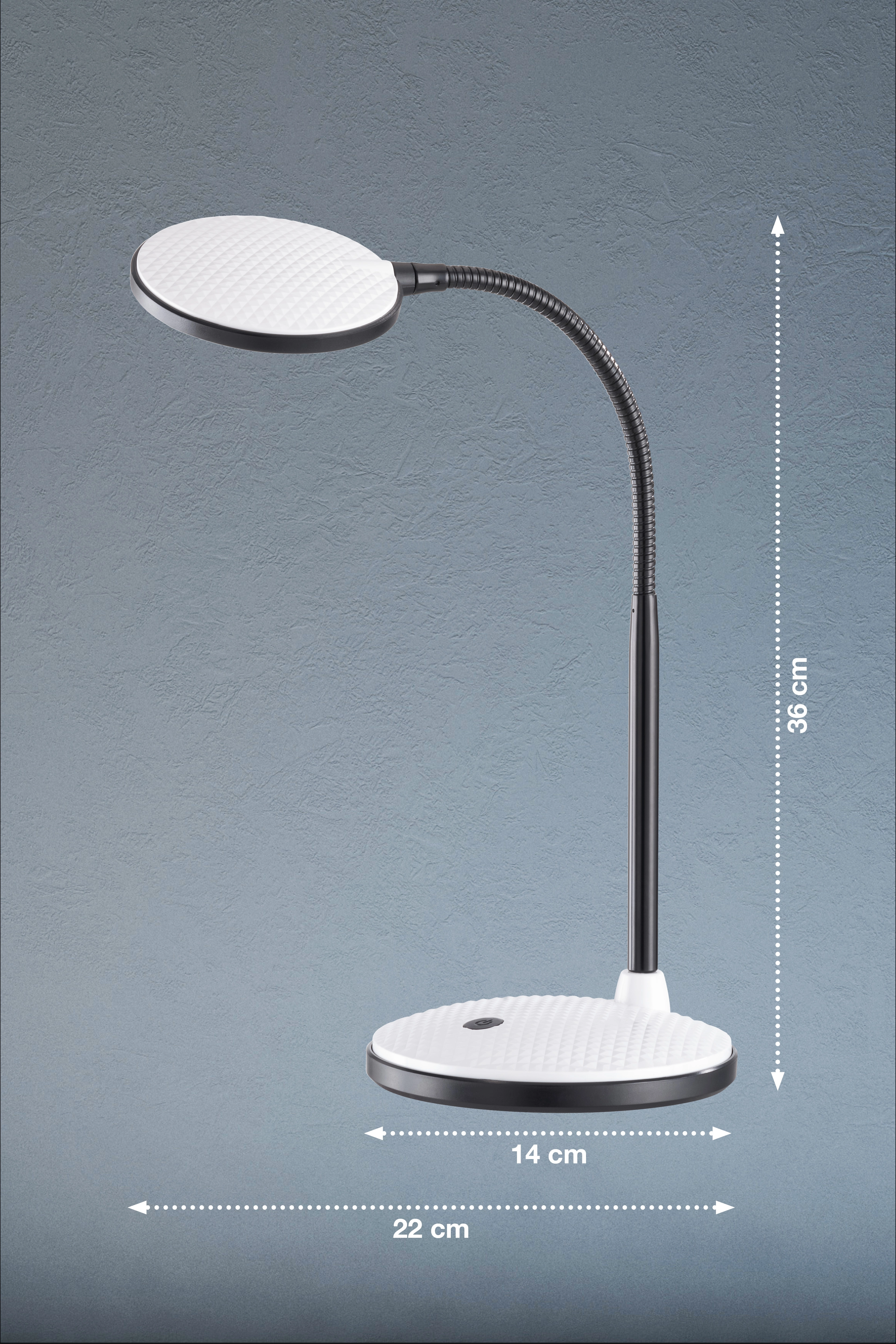 Fischer & Honsel LED Tischleuchte Work 36,5 cm x 14,3 cm Weiß kaufen bei OBI
