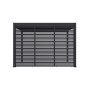 Paragon Outdoor Lamellen-Sichtschutz für Pergola Grand Tuscan 12 Grau 114x234 cm_3