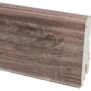 Hartschaum Sockelleiste Modern 60 sk Hemlock Ru, selbstklebend, feuchtigkeitsresistent.